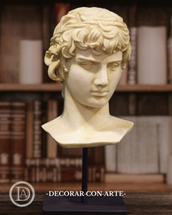 Escultura busto de Antinoo Bust sculpture of Antinous