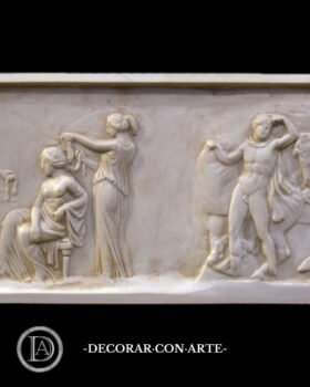 Friso con escenas cotidianas Frieze with daily scenes