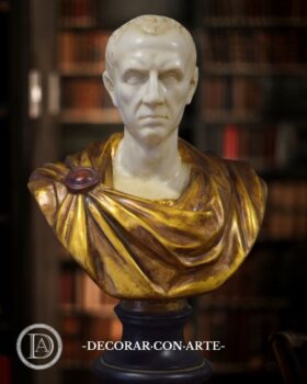 Julio César en color Bust of Julius Caesar in color