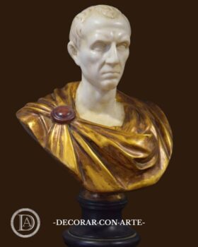 Julio César en color Bust of Julius Caesar in color