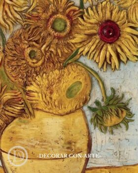 The sunflowers of Van Gogh (69x55cm)