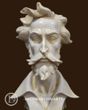 Busto de Don Quijote buste de Don Quichotte