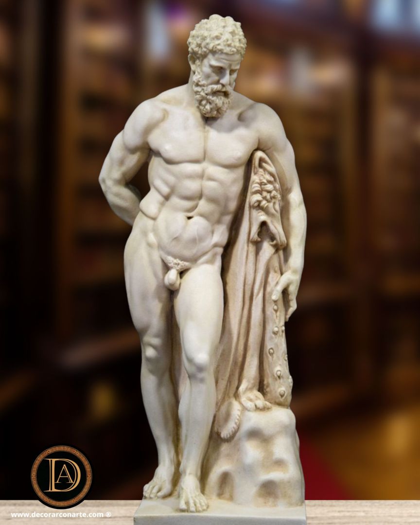 Sculpture d' Hercule Farnèse. Hauteur: 60cm