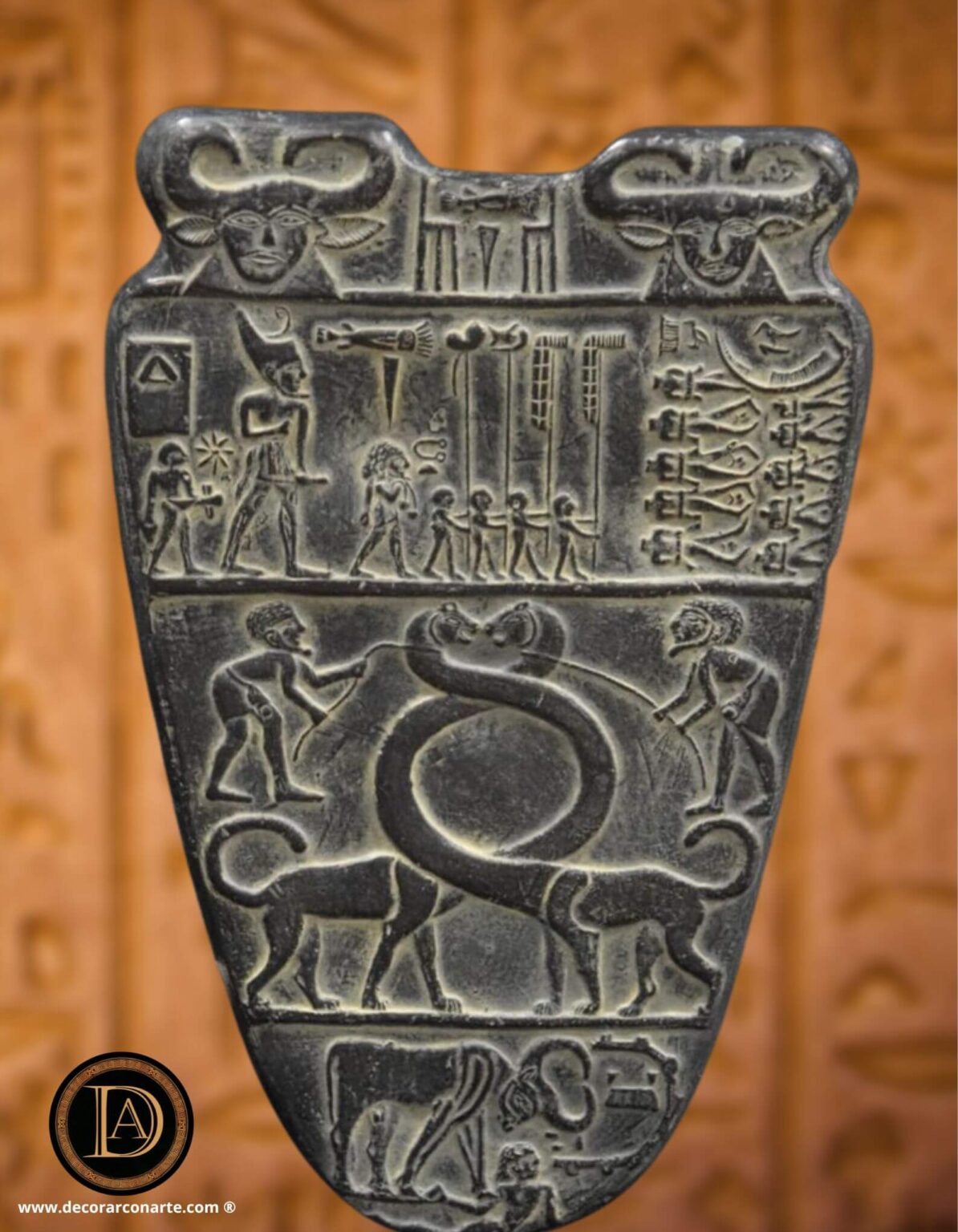 Palette Of Narmer. H: 31 Cm - Selling Egyptian Art