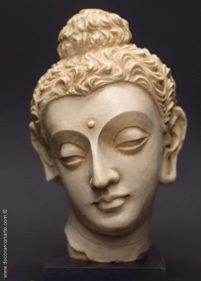 Arte - (Alt:28 cm) Gandara Buddha con Decorar