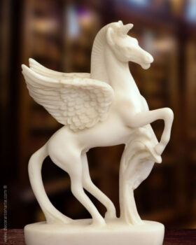 Figure de fontaine de Pegasus. 15cm