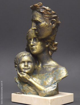 escultura familia