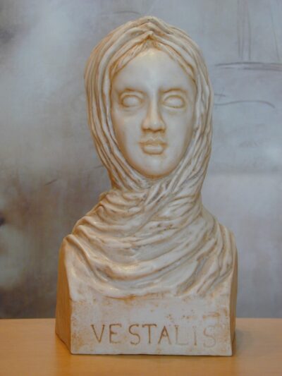 Bust of Vestal by Antonio Canova. 27x16cm