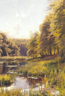 Paisaje. Lienzo de Peter Mork Monsted