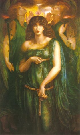 Astarté siriaca. Lienzo de Rossetti (1828-1882)