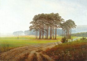 Mediodía (1820-1825). Lienzo de Caspar Friedrich