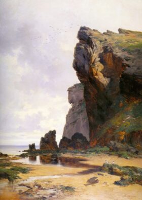 Costa Cantábrica. Lienzo de Carlos de Haes (1829-1898)