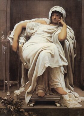 Faticida. Lienzo de F. Leighton (1830-1896)