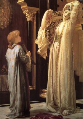 Luz del harén. Lienzo de F. Leighton (1830-1896)