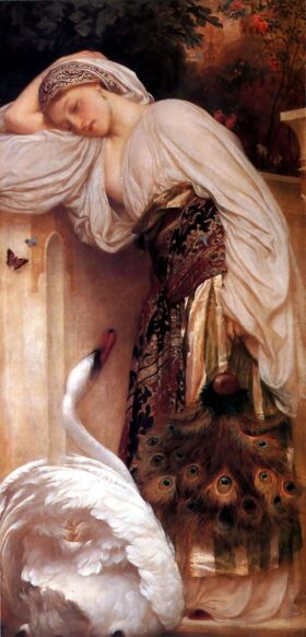 Odalisca. Lienzo de F. Leighton (1830-1896)