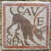 Mosaico romano CAVE CANEM Mosaïque romaine CAVE CANEM