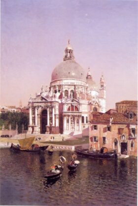 Santa Maria della Salute. Lienzo de Martín Rico y Ortega