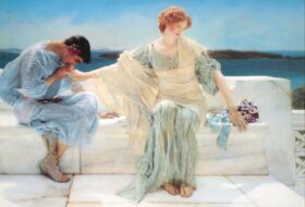 No me pidas más. Lienzo de Alma Tadema (1836-1912)