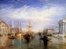 El gran canal de Venecia. Lienzo de Turner (1775-1851)