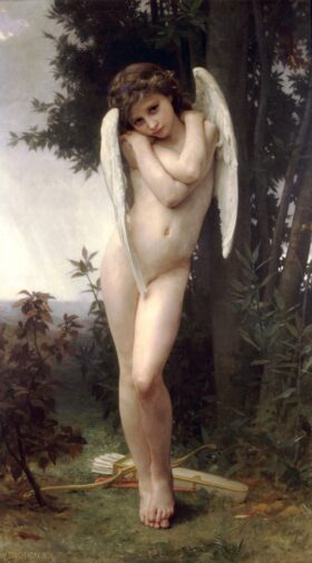 Cupido. Lienzo de Adolphe Bouguereau (1825-1905)