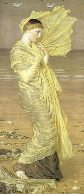 Gaviotas. Lienzo de Albert Moore (1841-1893)