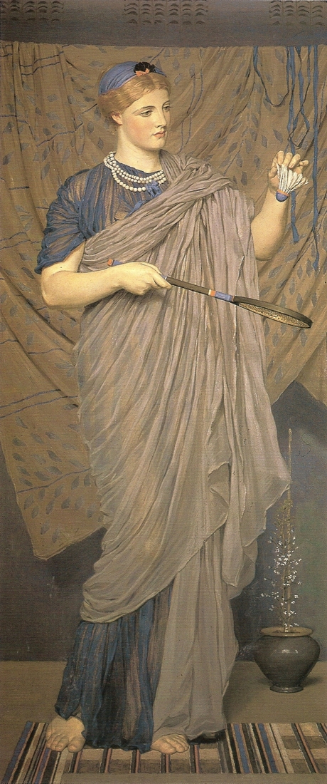 Shuttlecock. Toile d'Albert Moore (1841-1893)