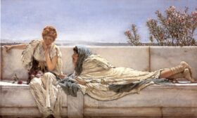 Súplica. Lienzo de Alma Tadema (1836-1912)