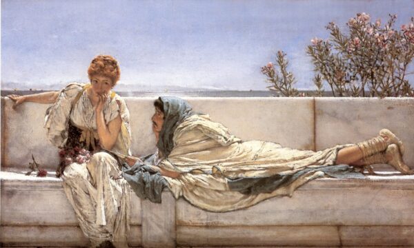 Supplication. Canvas of Alma Tadema (1836-1912)