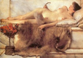 Tepidarium. Lienzo de Alma Tadema (1836-1912).