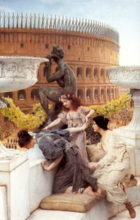 El Coliseo. Lienzo de Alma Tadema (1836-1912)