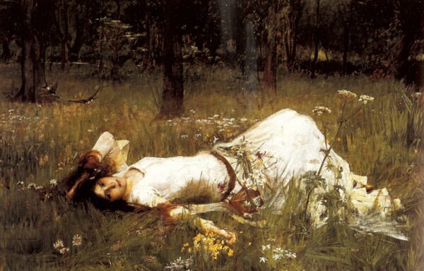 Ophelia. Canvas by J.W. Waterhouse (1849-1917)