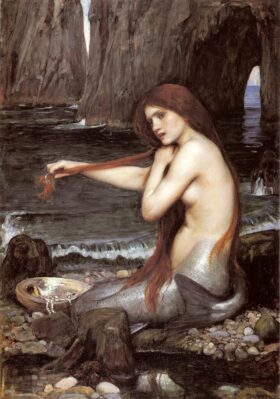 Sirena. Lienzo de J.W. Waterhouse (1849-1917)