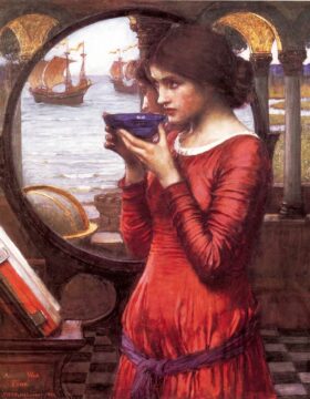 Destino. Lienzo de J.W. Waterhouse (1849-1917)