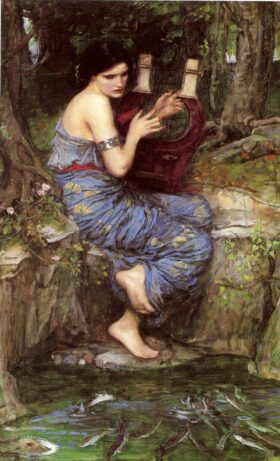 El Encantamiento. Lienzo de J.W. Waterhouse (1849-1917)