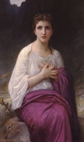 Psique. Lienzo de Adolphe Bouguereau (1825-1905)