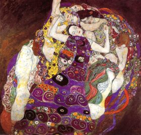 Virgenes. Lienzo de Klimt (1862-1918)