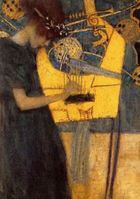 La Música (II). Lienzo de Klimt (1862-1918)