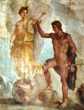 Fresco Romano. Perseo y Andrómeda