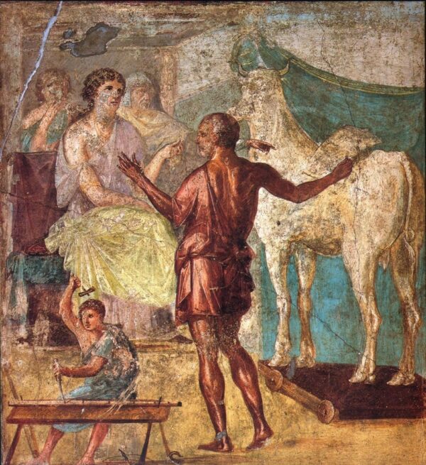 Pompeii fresco. House of the Vettii