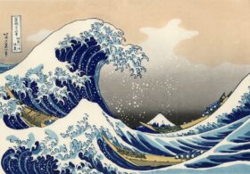 La gran ola de Kanagawa, de Hokusai (1760-1849)