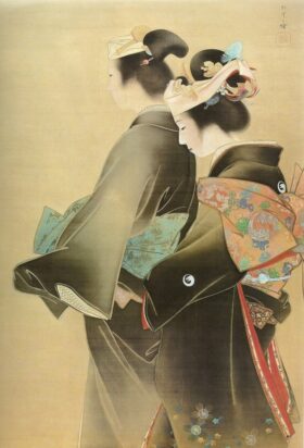 Primavera de la Vida. Pintura de Uemura Shoen