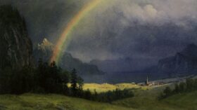 Después de la lluvia. Lienzo de Albert Bierstadt