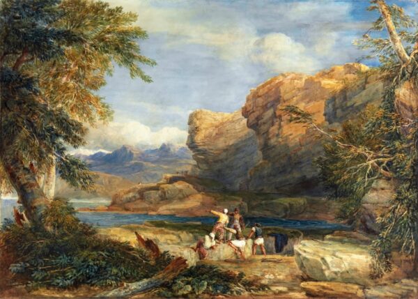 Pirate' Isle, 1826. Canvas by David Cox