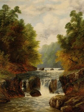 Paisaje. Lienzo de William Mellor