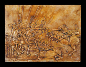 Bajorrelieve. Batalla de San Romano II. 44x58cm