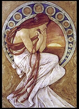 La poesía de Alphonse Mucha (99x69cm)