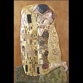 Bajorrelieve. El Beso de Klimt. 108x72cm