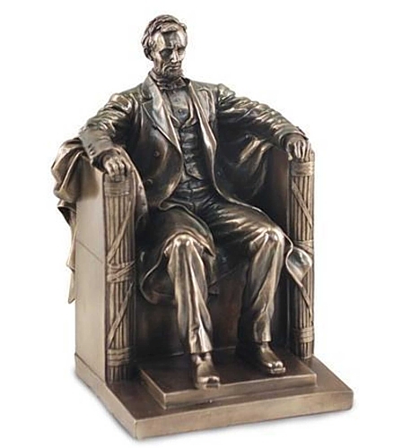 Figura di Abraham Lincoln (22,5 x 17 x 17 cm.)