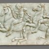 Bajorrelieve escena de equitación Bas-relief Riding Scene