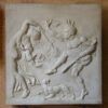 Bajorrelieve de sátiro danzante Bas-relief du satyre dansant